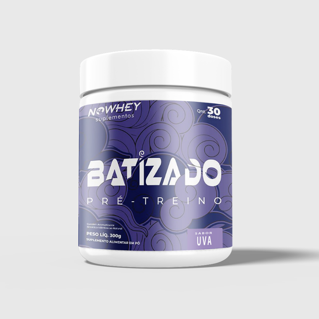 Pré-Treino BATIZADO 300G - Nowhey Suplementos
