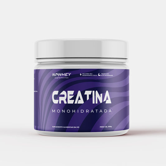 Creatina Monohidratada 300G - Nowhey Suplementos