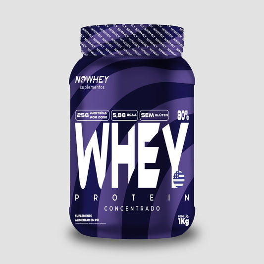 Whey Protein Concentrado (1KG) - Nowhey Suplementos